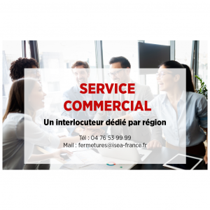 Le service commercial iseavercor recouvre toute la France. Devis rapide dans l'heure et service garanti.